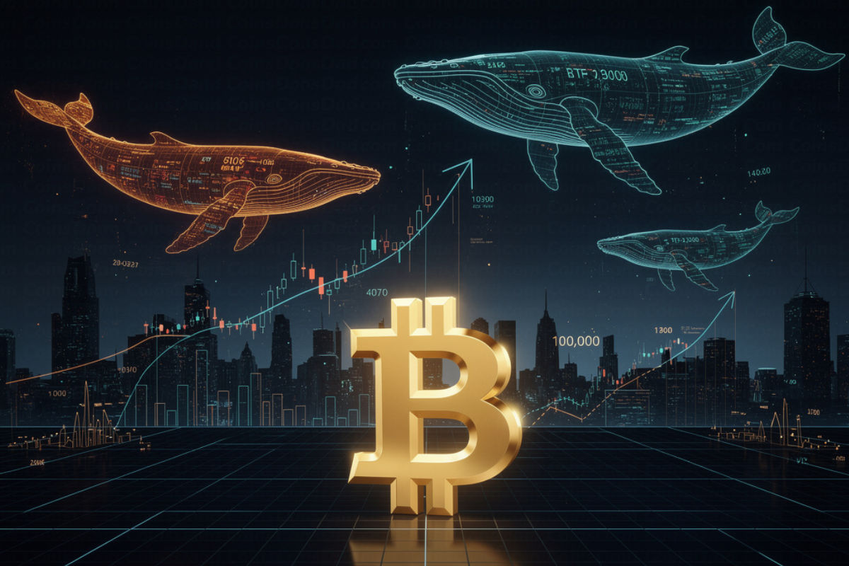 Whale Accumulation Accelerates: 30,000 BTC Bought in Five Days as Bitcoin Targets $100,000