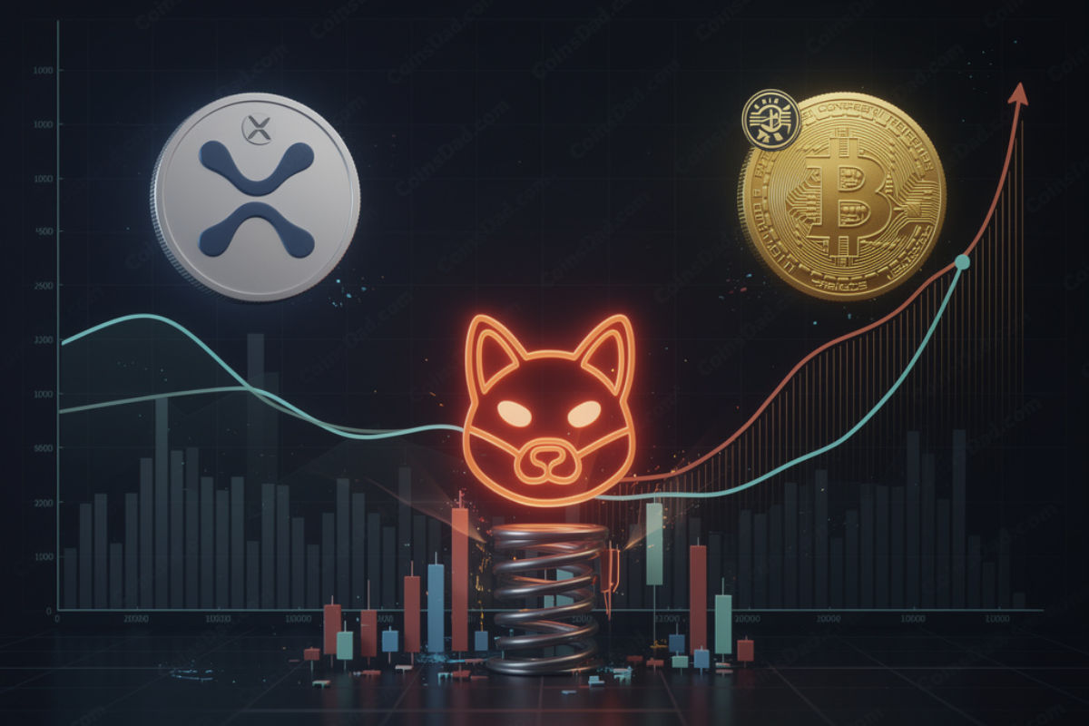 Volume Divergence Signals Caution: Technical Analysis of XRP, Shiba Inu, and Bitcoin Structure