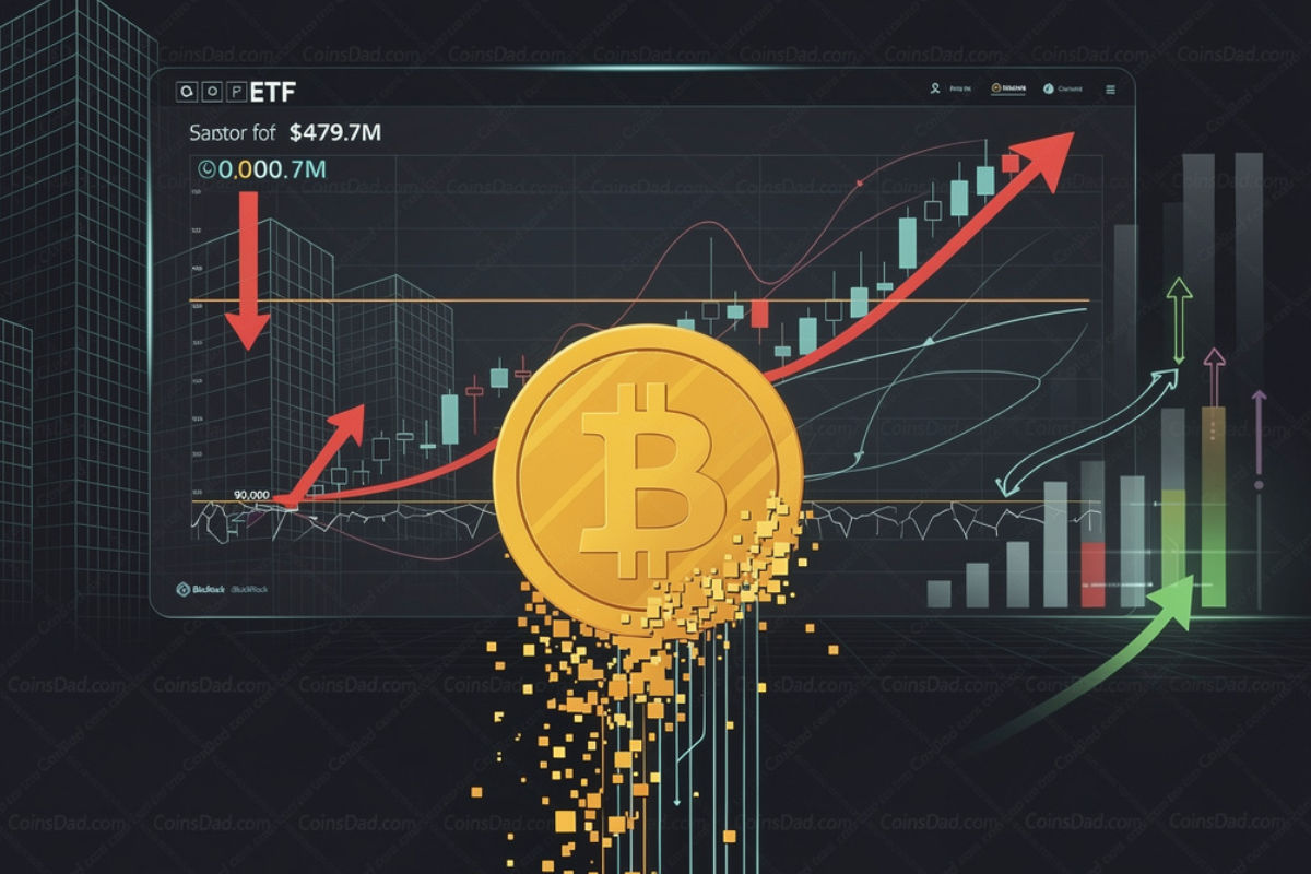 Bitcoin ETF Outflows Hit $479.7M: Largest Single-Day Withdrawal in Weeks Signals Institutional Caution
